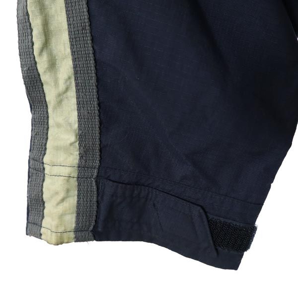 GAP ギャップ オールド リップストップ地 ナイロンジャケット XL ネイビー フード 裏メッシュ地 メンズ