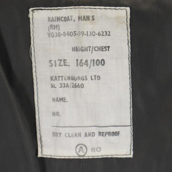 VINTAGE ヴィンテージ ミリタリー ステンカラーコート 164/100 カーキ メンズ