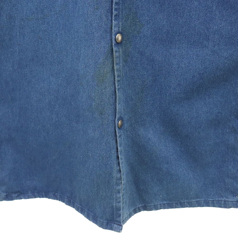 オールド 90s 80s USA製 デニム ロングコート XL OLD メンズ