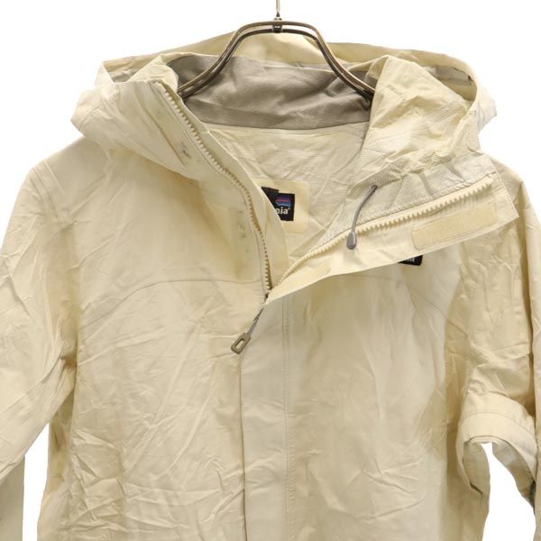 パタゴニア 83805 ナイロンジャケット S アイボリー系 patagonia フード アウトドア レディース