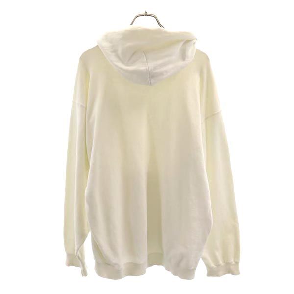 NIKE ナイキ 90s 00s 白タグ オールド 長袖 スウェットパーカー L ホワイト系 裏フリース メンズ