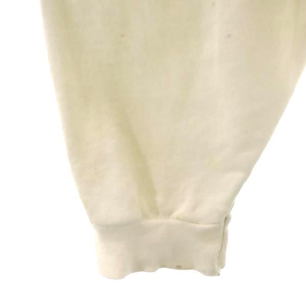 NIKE ナイキ 90s 00s 白タグ オールド 長袖 スウェットパーカー L ホワイト系 裏フリース メンズ