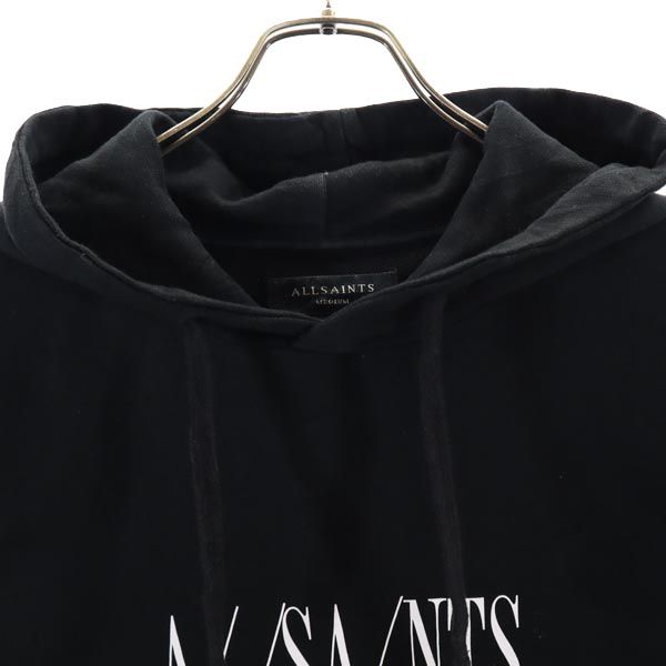 ALLSAINTS オールセインツ 長袖 スウェットパーカー M ブラック系 トレーナー メンズ