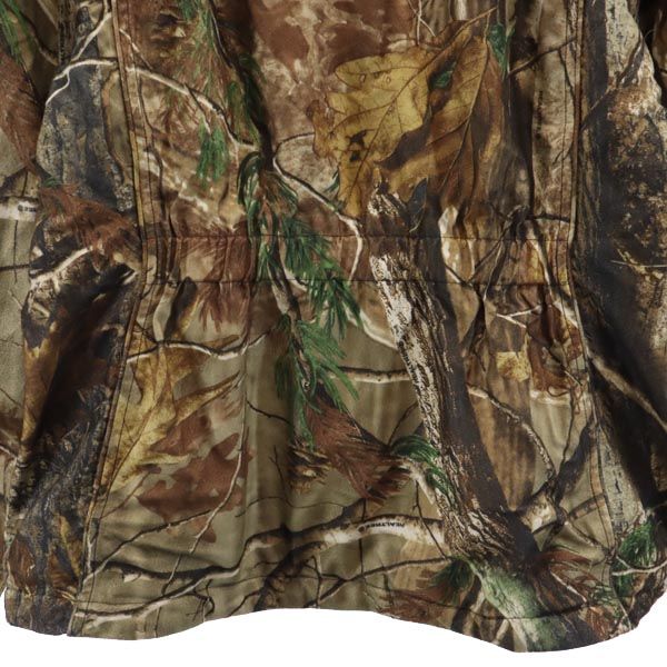 FIELD&STREAM フィールドアンドストリーム 総柄 起毛 中綿ジャケット M ベージュ系 裏ファー メンズ