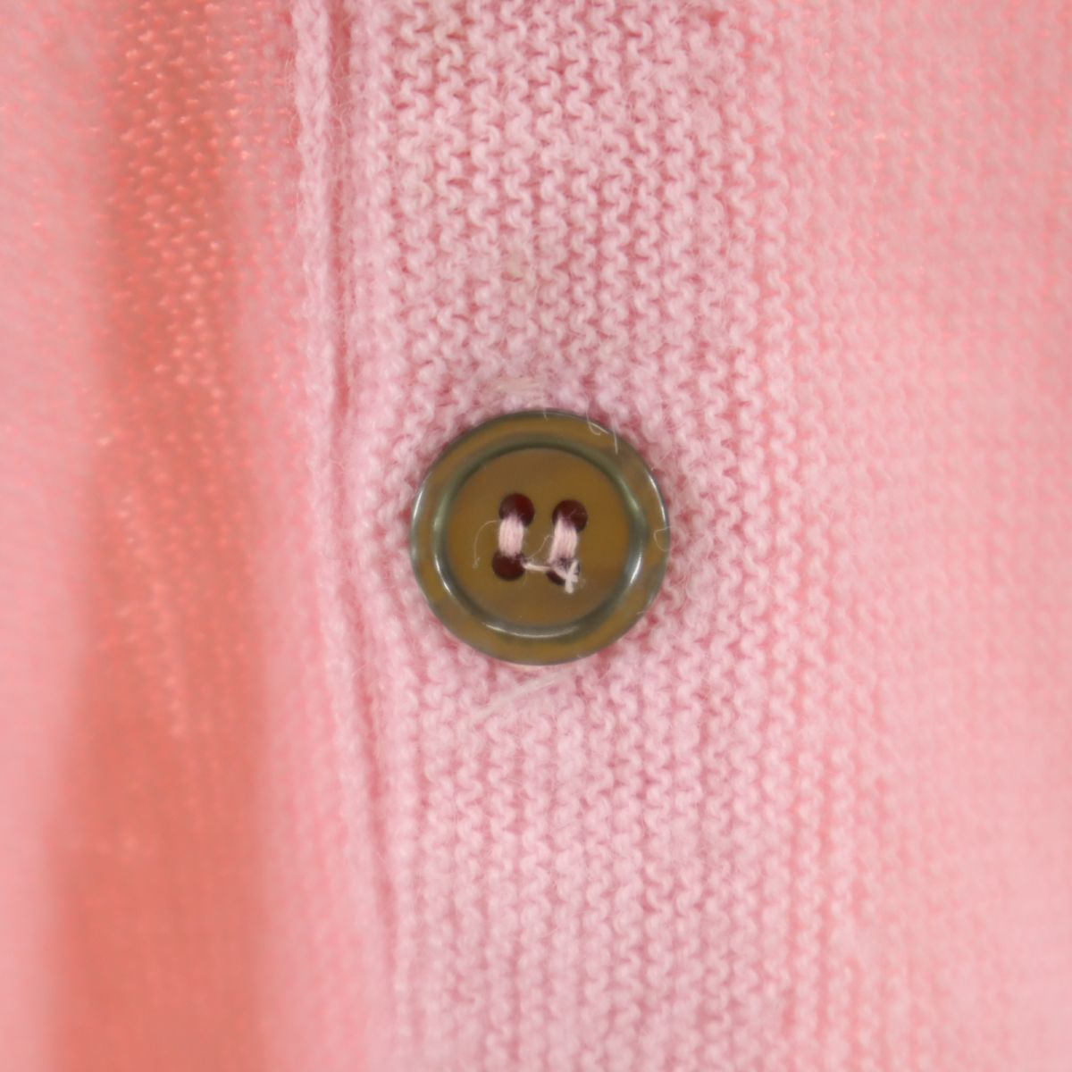 THE FOX COLLECTION ザフォックスコレクション 70s 80s USA製 ヴィンテージ 長袖 ニット カーディガン X-TALL(42) ピンク メンズ