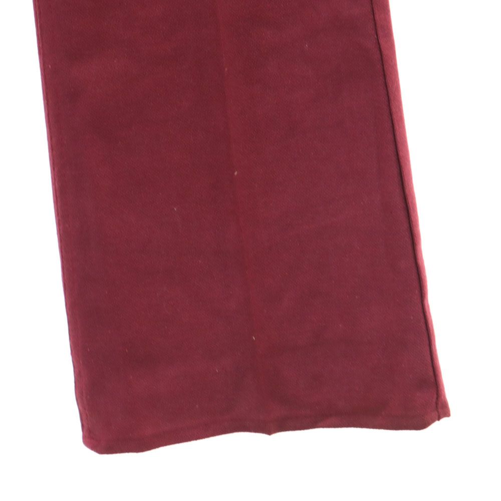 Levi's リーバイス 70s 未使用 STA-PREST デッドストック 646 極東リーバイス BIG E ブーツカットパンツ W29 レッド系 ビッグE タグ付き メンズ