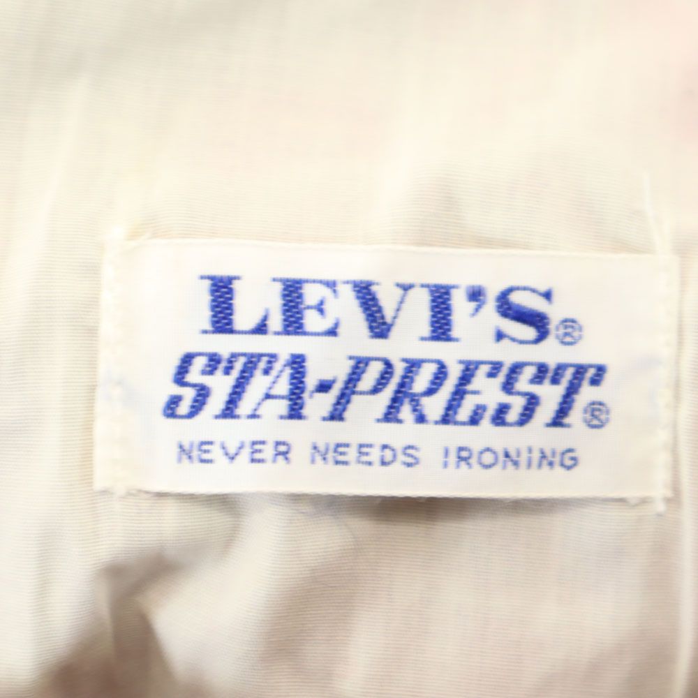 Levi's リーバイス 70s 未使用 STA-PREST デッドストック 646 極東リーバイス BIG E ブーツカットパンツ W29 レッド系 ビッグE タグ付き メンズ