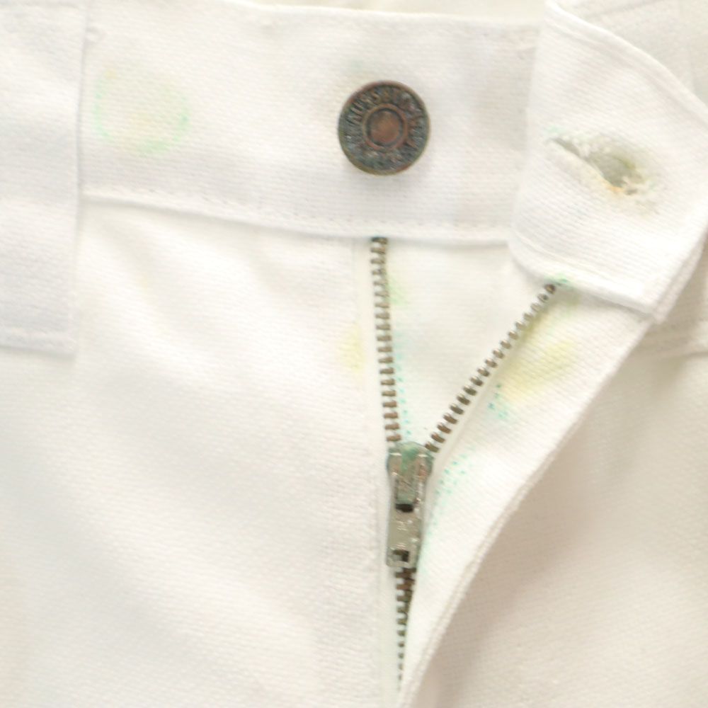 Levi's リーバイス 70s ヴィンテージ スタプレ デッドストック 極東 未使用 ブーツカットパンツ W27 ホワイト系 タグ付き レディース