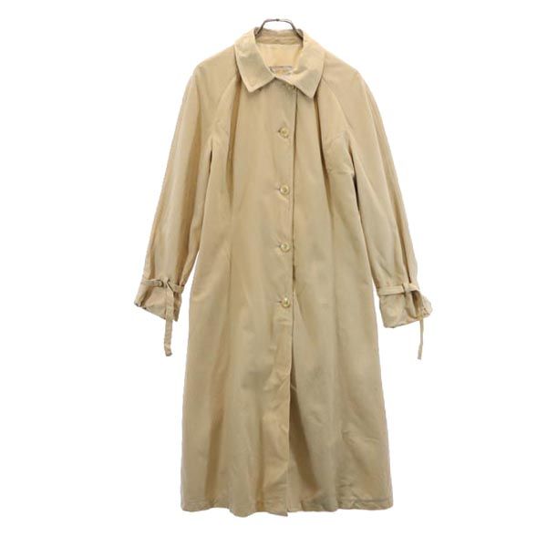 LONDON FOG ロンドンフォグ 70s 80s ヴィンテージ RAINSKINS ステンカラーコート 18 ベージュ ビッグサイズ レディース