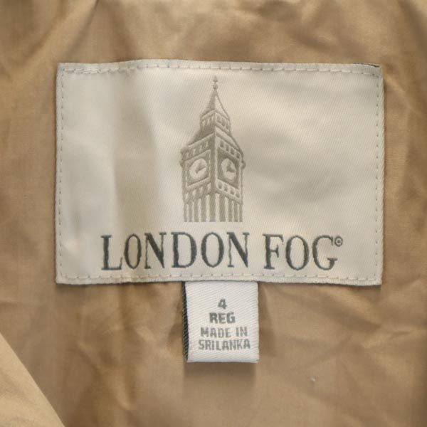 LONDON FOG ロンドンフォグ トレンチコート 4 ベージュ レディース