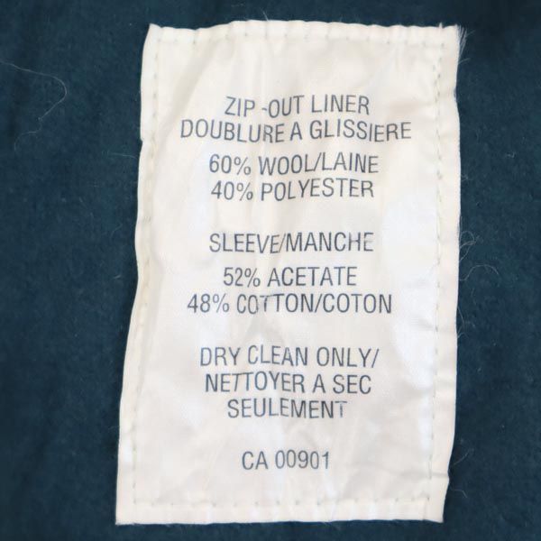 LONDON FOG ロンドンフォグ 80s ウールブレンド ヴィンテージ 長袖 ライナー付き トレンチコート 10-M ブルー系 レディース