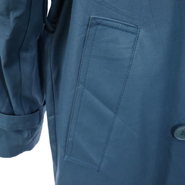 LONDON FOG ロンドンフォグ 80s ウールブレンド ヴィンテージ 長袖 ライナー付き トレンチコート 10-M ブルー系 レディース