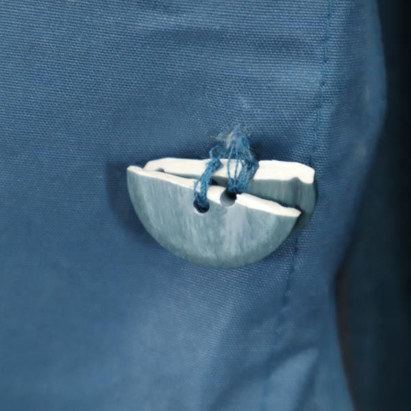 LONDON FOG ロンドンフォグ 80s ウールブレンド ヴィンテージ 長袖 ライナー付き トレンチコート 10-M ブルー系 レディース