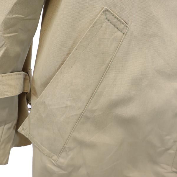 LONDON FOG ロンドンフォグ 80s ヴィンテージ 長袖 トレンチコート 8 カーキ系 裏チェック レディース