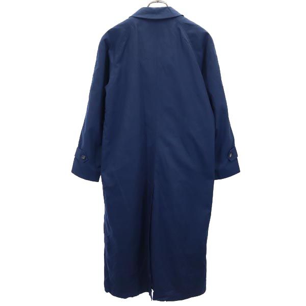 LONDON FOG ロンドンフォグ 80s ヴィンテージ 長袖 ステンカラーコート 10-M ネイビー系 レディース