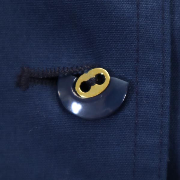 LONDON FOG ロンドンフォグ 80s ヴィンテージ 長袖 ステンカラーコート 10-M ネイビー系 レディース