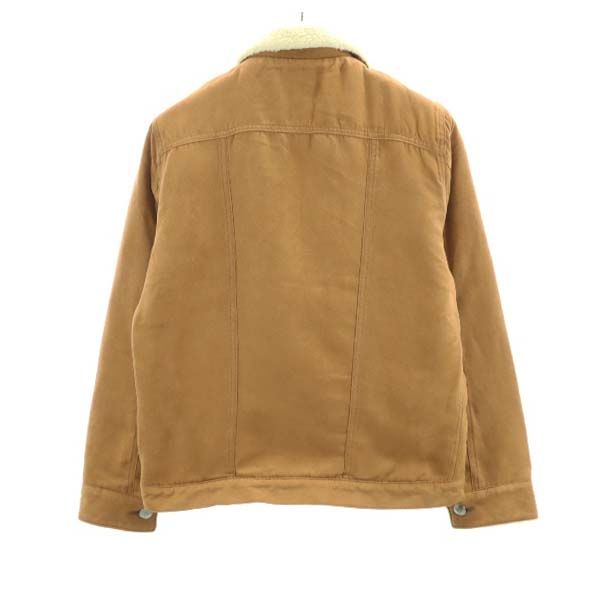 未使用 Wrangler ラングラー ナノユニバース別注 スエードライク ボアジャケット S ブラウン nanouniverse メンズ