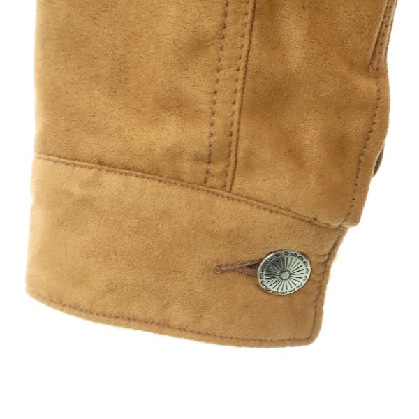 未使用 Wrangler ラングラー ナノユニバース別注 スエードライク ボアジャケット S ブラウン nanouniverse メンズ