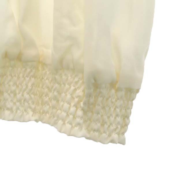 未使用 G put 7分袖 ブラウス M オフホワイト G put プルオーバー レディース