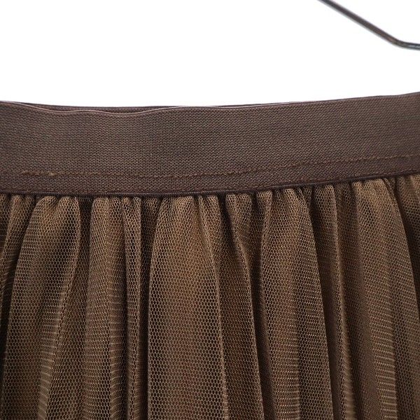 未使用 Rirandture リランドチュール チェック キャミソール 上下 セットアップ 1 グレー×ブラウン プリーツスカート レディース