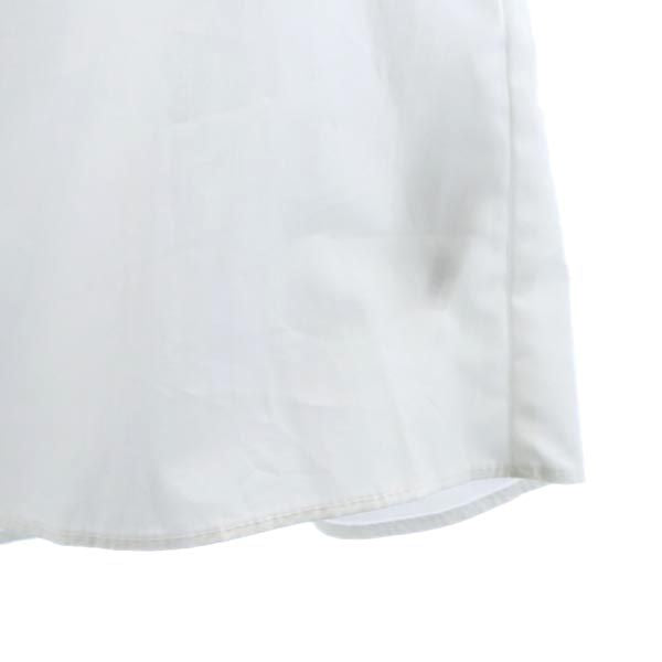 未使用 ザラ 長袖 プリントカラー シャツ M ホワイト系 ZARA レディース