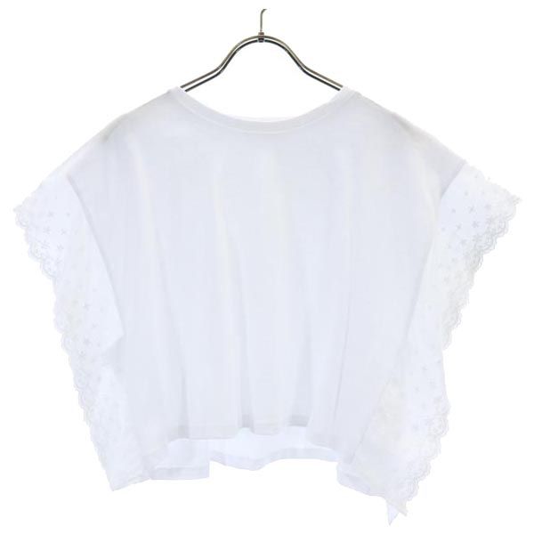 未使用 ザラ ノースリーブ サイドレース カットソー S ホワイト ZARA タグ付き レディース