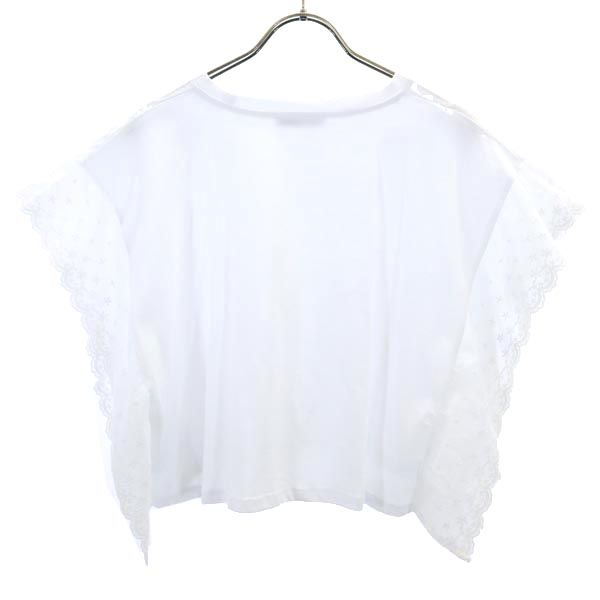 未使用 ザラ ノースリーブ サイドレース カットソー S ホワイト ZARA タグ付き レディース