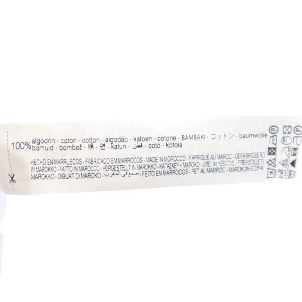 未使用 ザラ ノースリーブ サイドレース カットソー S ホワイト ZARA タグ付き レディース