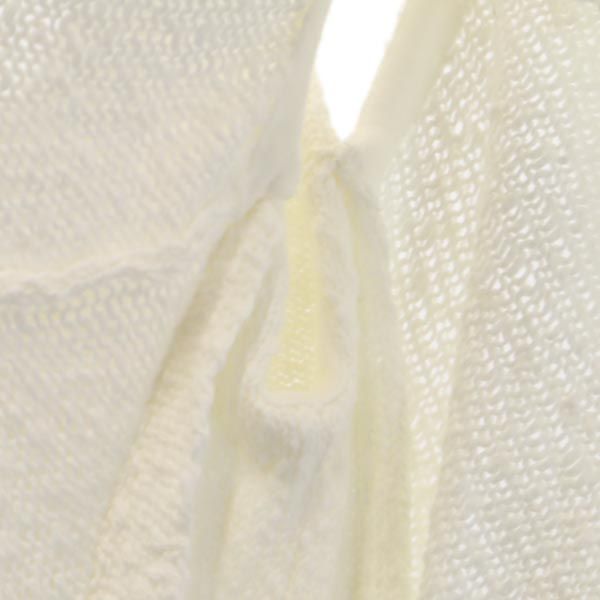 未使用 SNIDEL スナイデル 半袖 オフショルダー フリルタイトニット ワンピース F ホワイト系 レディース