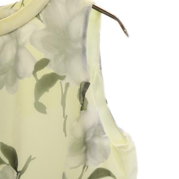 未使用 FRAY I.D フレイアイディー 日本製 花柄 ノースリーブ ワンピース 1 イエロー系 レディース