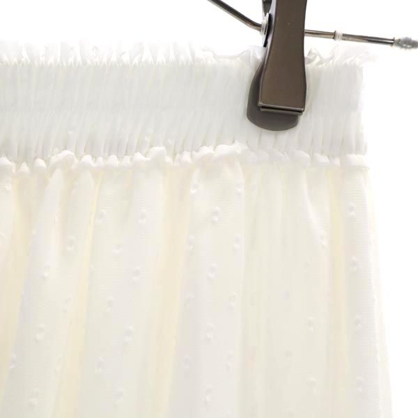 未使用 エミアトリエ カジュアル パンツ 1 ホワイト系 emmi atelier シースルー レディース