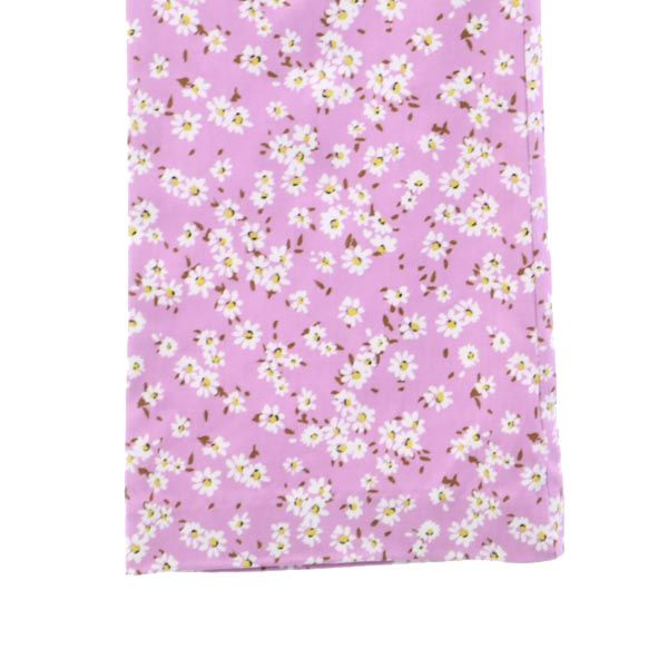 未使用 ザラ 花柄 ミニフレアプリント クロップドパンツ XS パープル系 ZARA タグ付き レディース