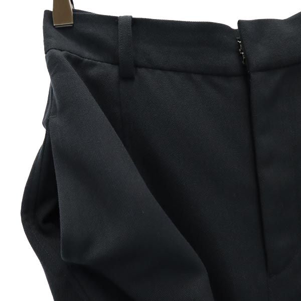 未使用 nano universe ナノユニバース デザイン ロングパンツ F ネイビー系 タグ付き レディース