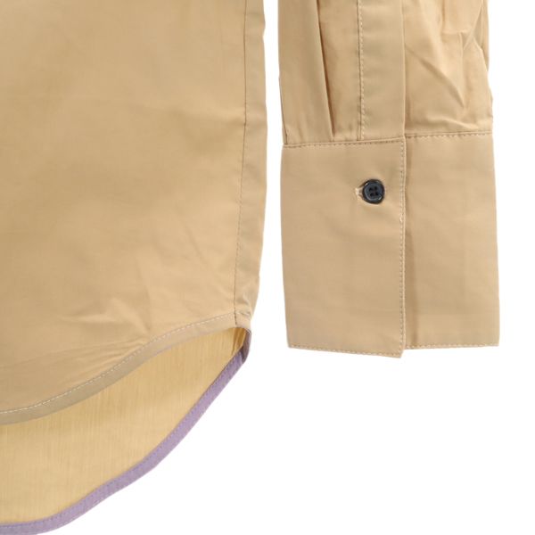 未使用 ROSE BUD ローズバッド 長袖 ワンショルダーニット付 ブラウス FREE ブラウン系 レディース