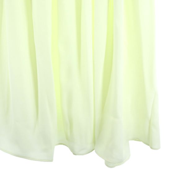 新品 ロング丈 フレアスカート M オフホワイト ペチコート付き 楽チン ウエスト 後ろゴム レディース