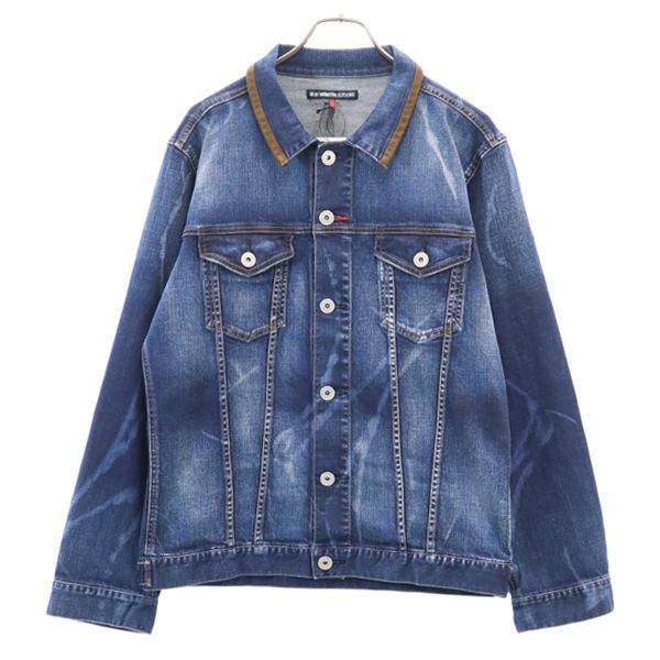 新品 BLUE MONSTER CLOTHING ブルーモンスタークロージング デニムジャケット L ストレッチ Gジャン メンズ