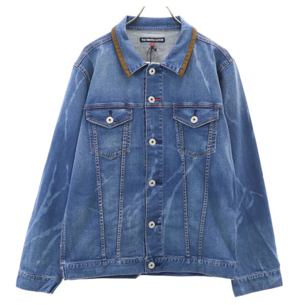 新品 BLUE MONSTER CLOTHING ブルーモンスタークロージング デニムジャケット L ストレッチ Gジャン メンズ