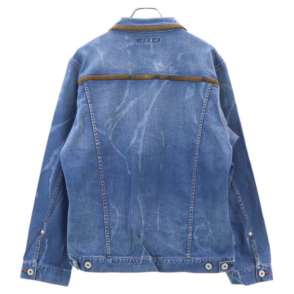 新品 BLUE MONSTER CLOTHING ブルーモンスタークロージング デニムジャケット L ストレッチ Gジャン メンズ