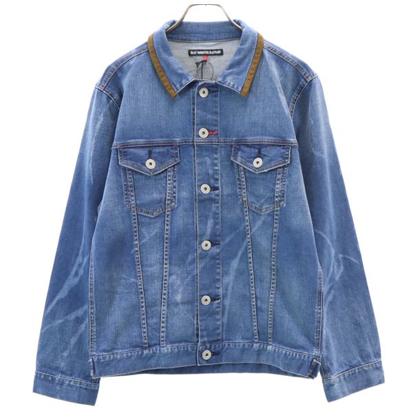 新品 BLUE MONSTER CLOTHING ブルーモンスタークロージング デニムジャケット M ストレッチ Gジャン メンズ