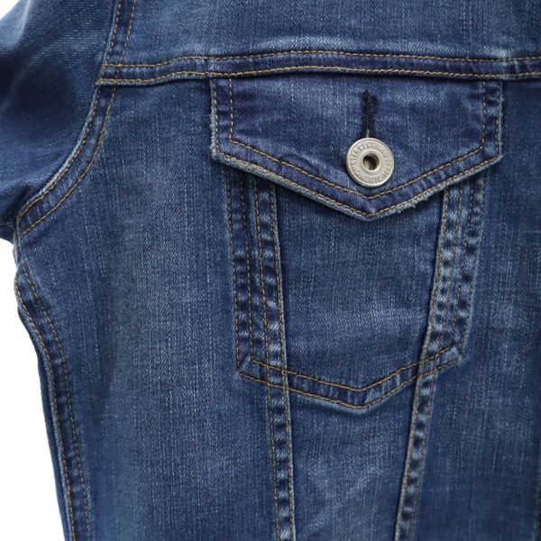 新品 BLUE MONSTER CLOTHING ブルーモンスタークロージング デニムジャケット M ストレッチ Gジャン メンズ