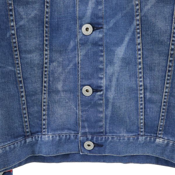 新品 BLUE MONSTER CLOTHING ブルーモンスタークロージング デニムジャケット M ストレッチ Gジャン メンズ