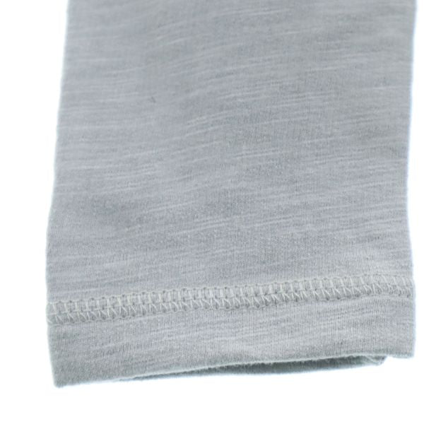 新品 長袖 スウェット Tシャツ S グレー ロンT 袖プリント メンズ