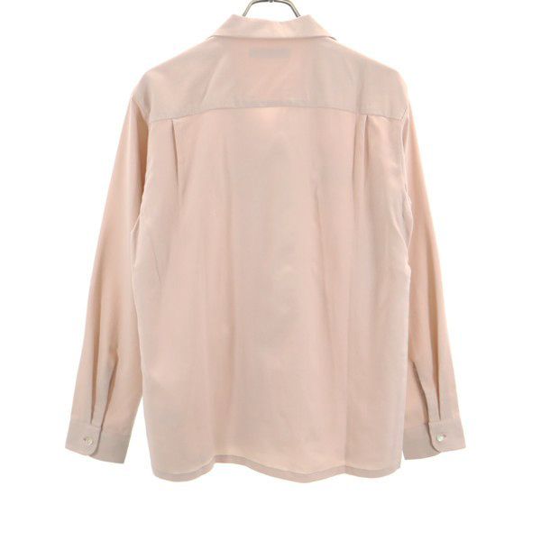 未使用 Johnbull ジョンブル 長袖 エンブロイダリー シャツ M ピンク 刺繍 メンズ