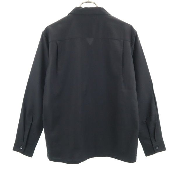 未使用 Johnbull ジョンブル 長袖 エンブロイダリー シャツ M ブラック 刺繍 メンズ