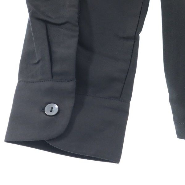 未使用 Johnbull ジョンブル 長袖 エンブロイダリー シャツ S ブラック 刺繍 メンズ