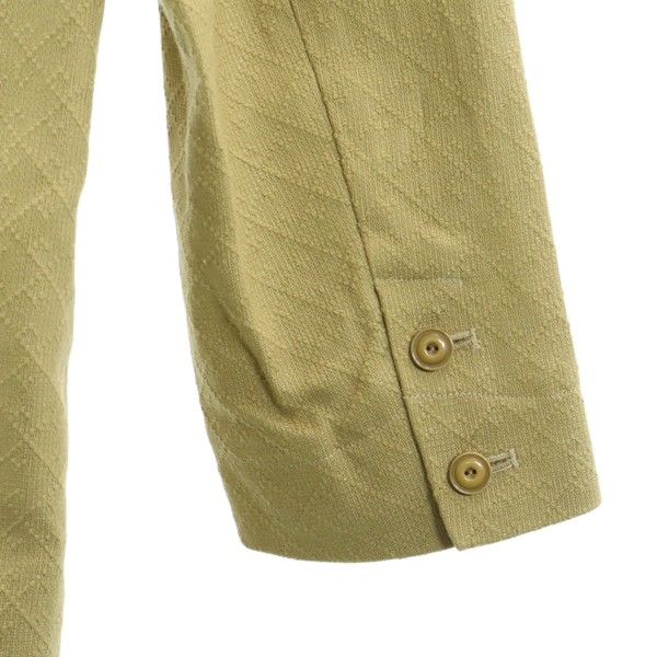 未使用 Johnbull ジョンブル ジャガード コート M ベージュ ドビー メンズ