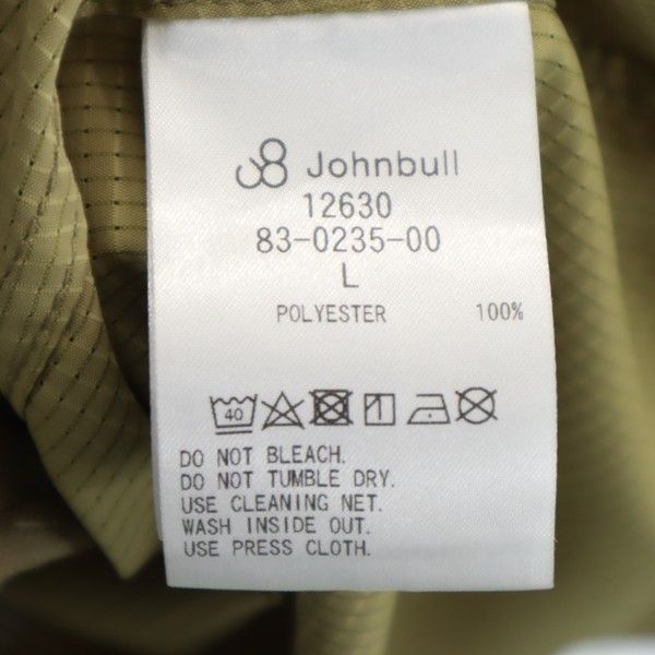 未使用 Johnbull ジョンブル クールドッツ コート L ベージュ系 クールドットシリーズ メッシュ ノーカラー メンズ