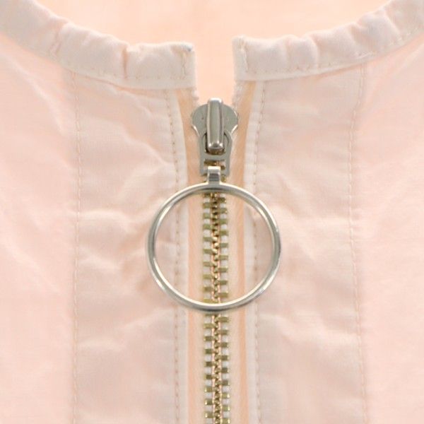 未使用 Johnbull ジョンブル 長袖 ハーフジップ シャツ S 薄ピンク オーバーダイイング プルオーバー メンズ