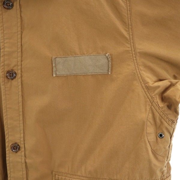 未使用 Johnbull ジョンブル ミリタリー シャツジャケット S ブラウン メンズ