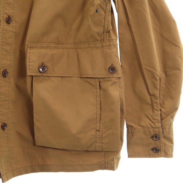 未使用 Johnbull ジョンブル ミリタリー シャツジャケット S ブラウン メンズ